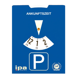Karton-Parkscheibe